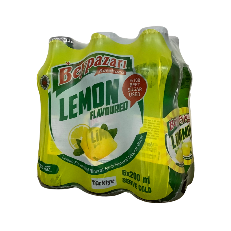 Beypazari Lemon Flavoured Sparkling Mineral Water 6 x 200ml