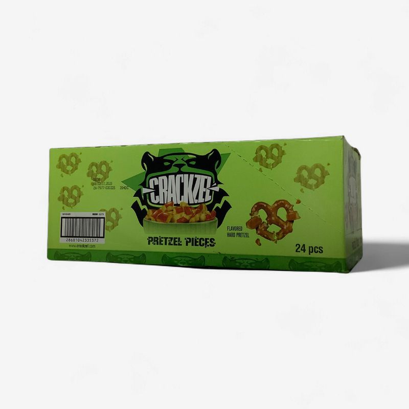 Crackzel Pretzel Pieces Wasabi 24 x 85g