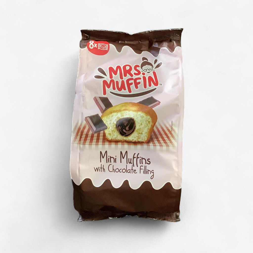 Mrs Muffin Mini Muffins With Chocolate Filling 200g