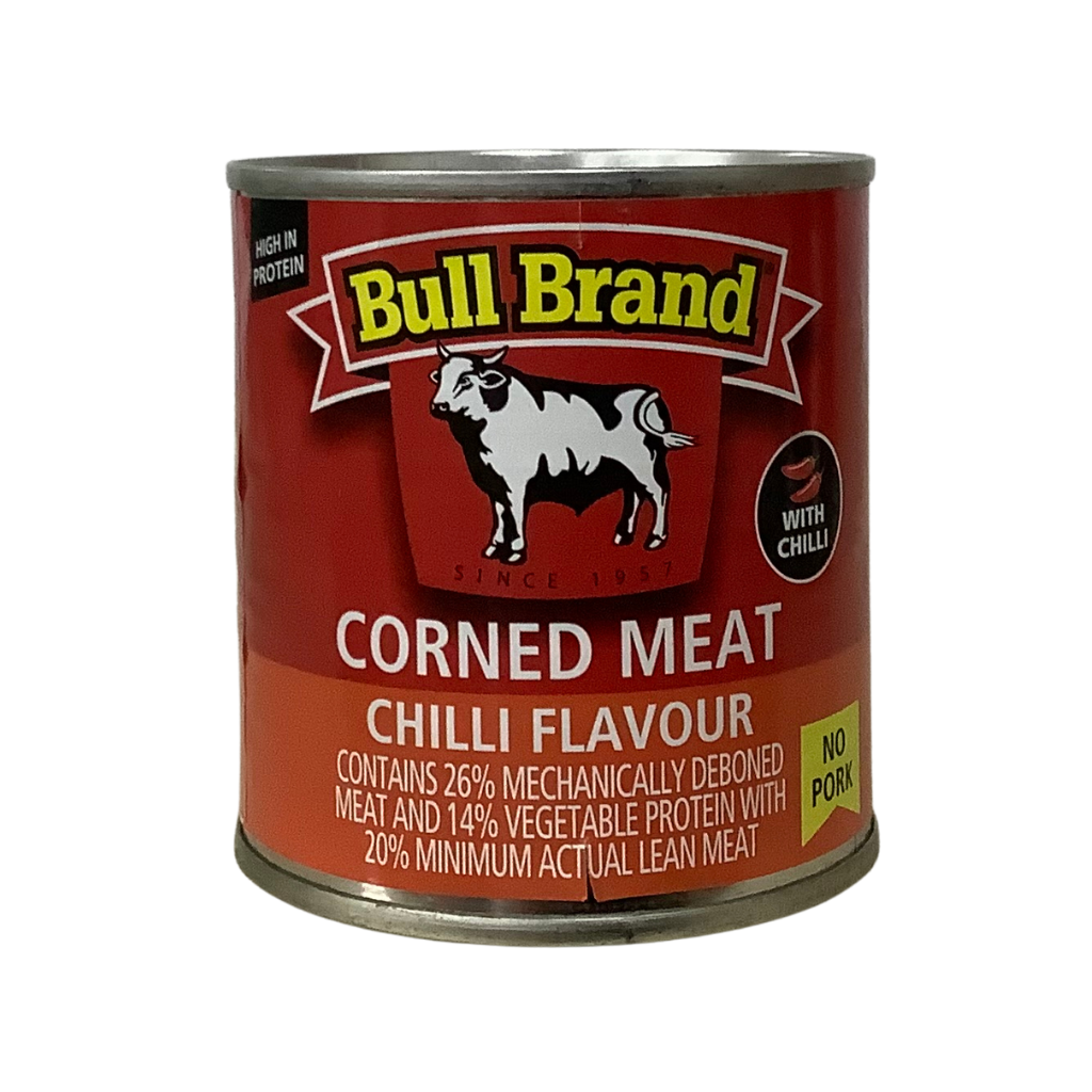 Bull Brand Corned Meat Chilli Flavour 280g
