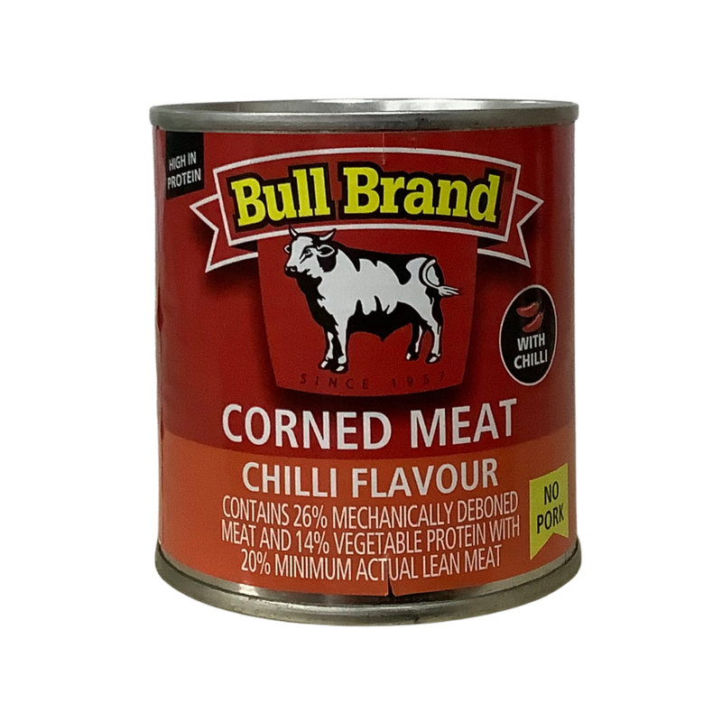 Bull Brand Corned Meat Chilli Flavour 280g