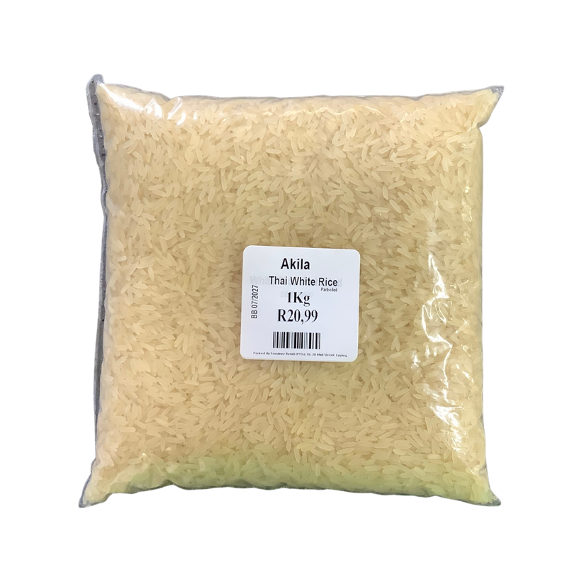 Akila Thai White Rice Parboiled 1kg