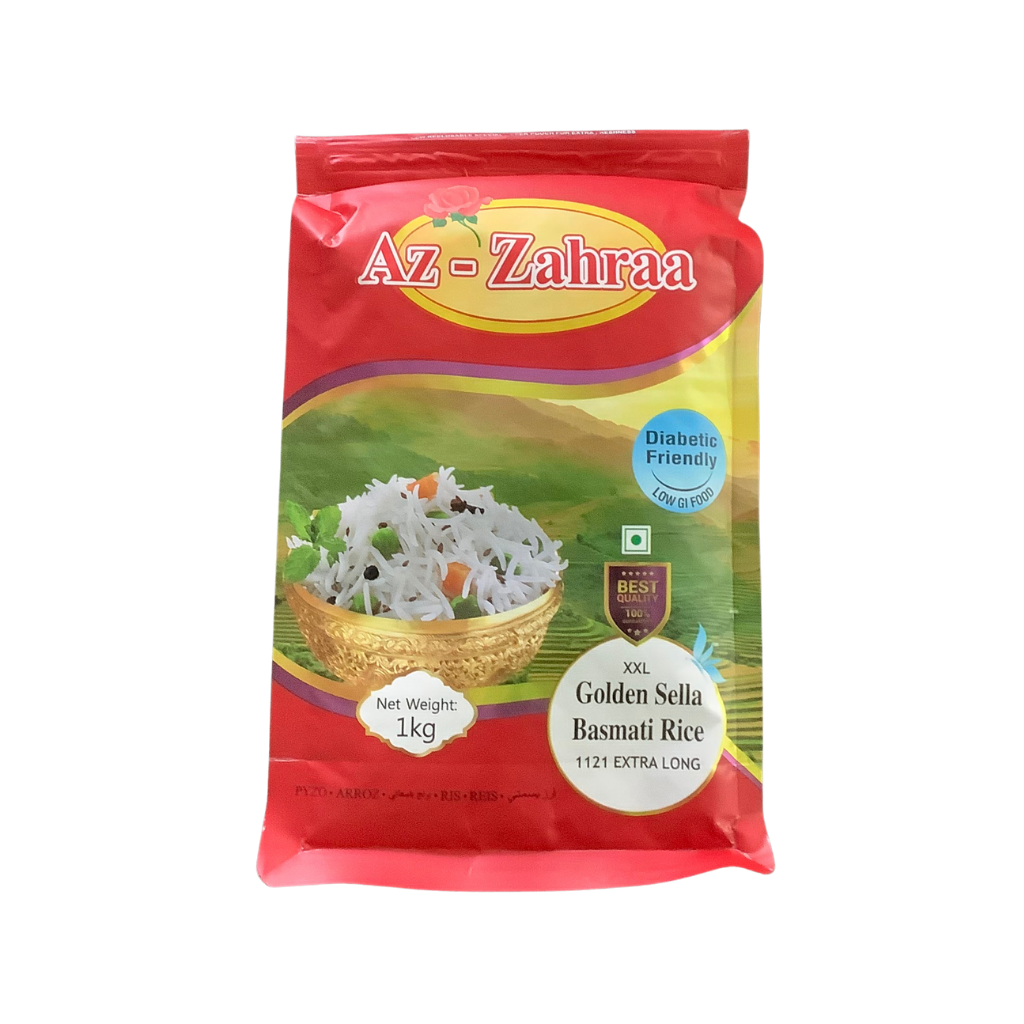 Golden Sella Basmati Rice Extra Long 1kg