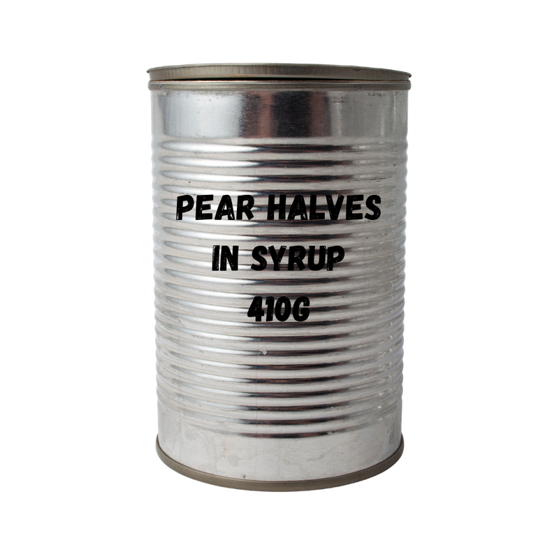 Canned Pear Halves In Syrup 410g