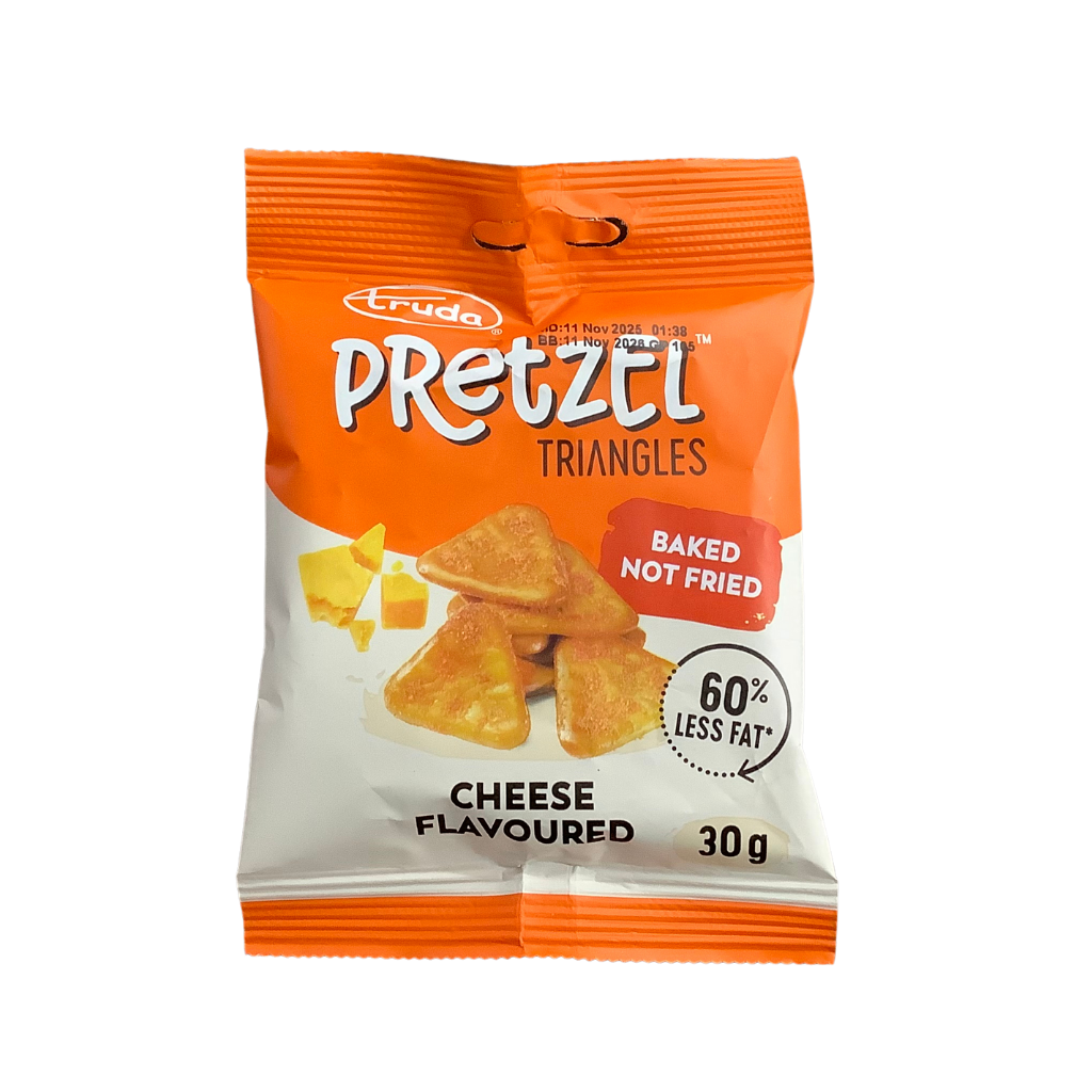 Truda Pretzel Triangles Cheese Flavoured 30g