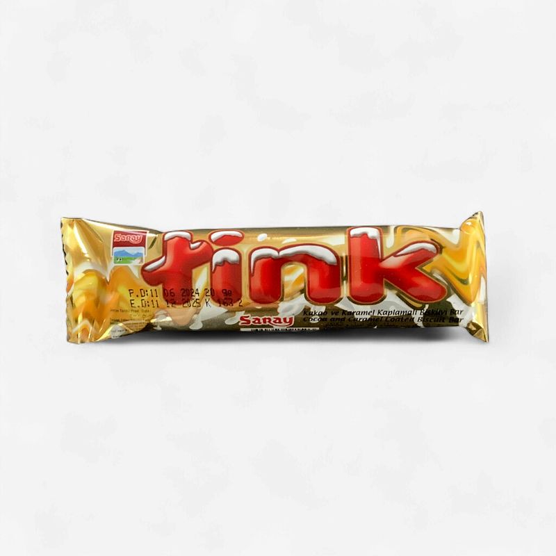 Tink Caramel Biscuit Bar 20g