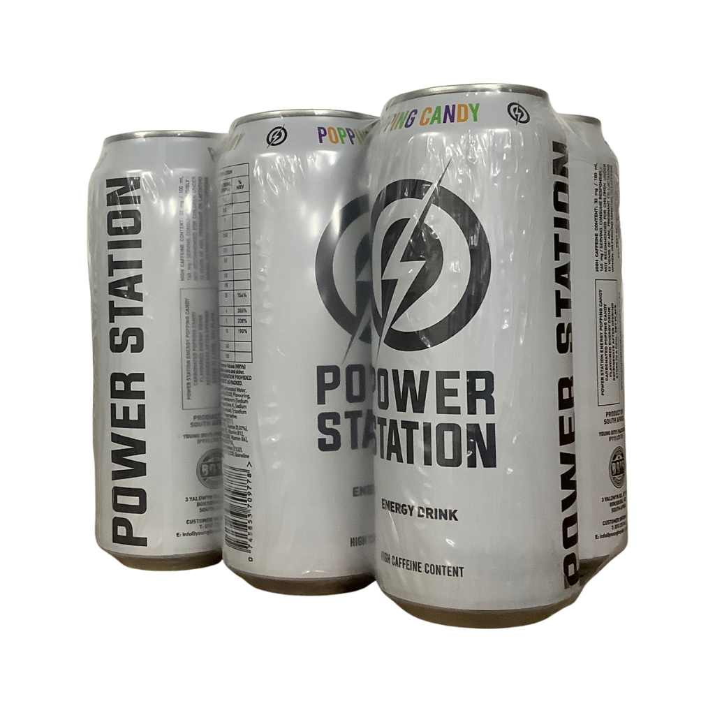 Power Station Popping Candy Energy Drink 6 x 500ml