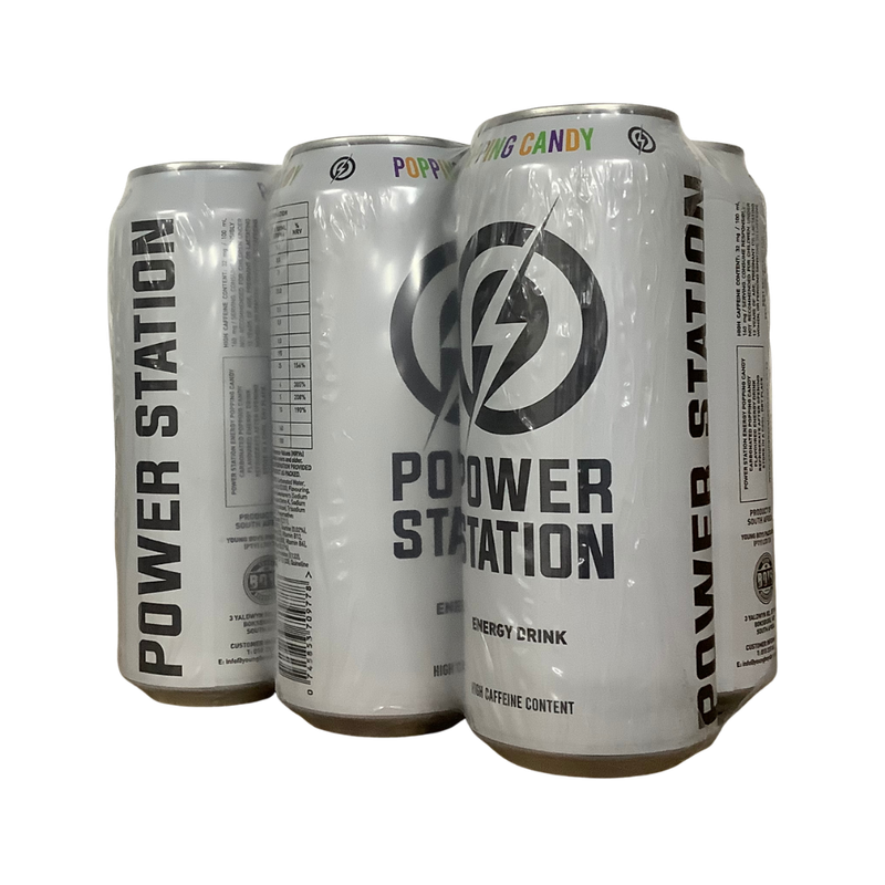 Power Station Popping Candy Energy Drink 6 x 500ml