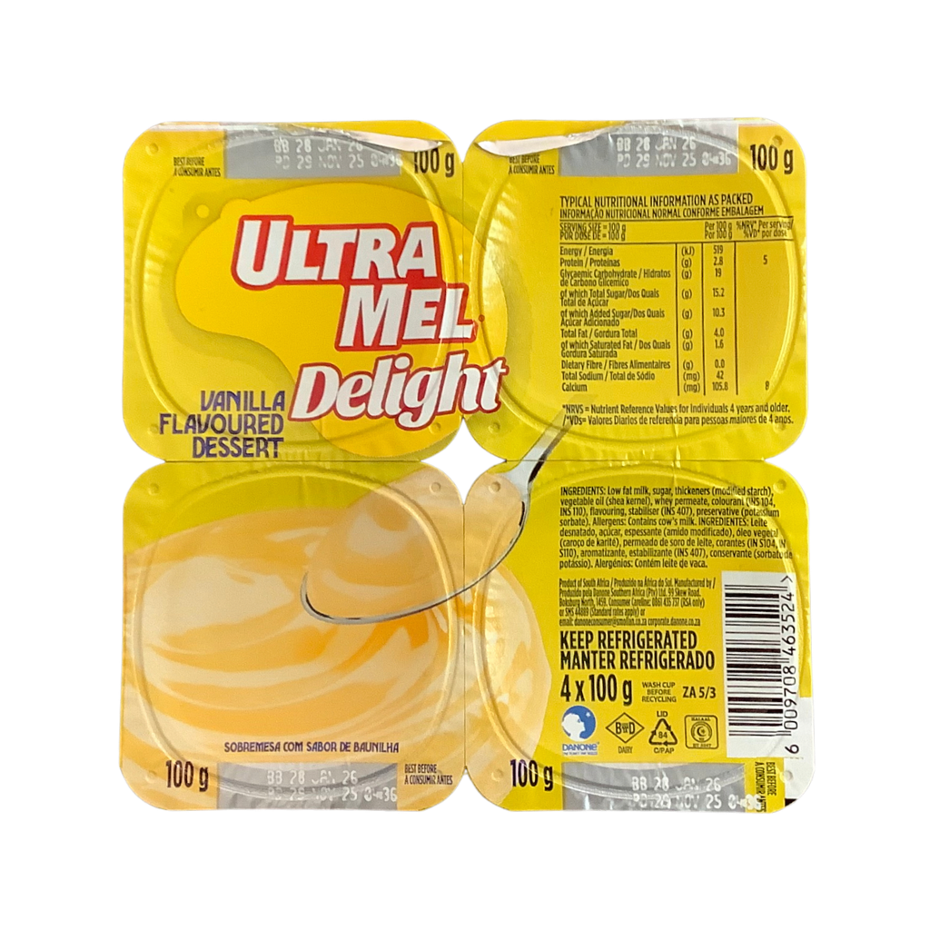 Ultra Mel Vanilla Delight 4 x 100g