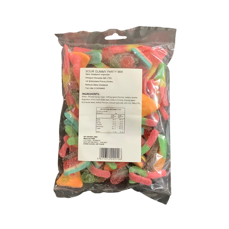 Gummy Sour Party Mix 350g