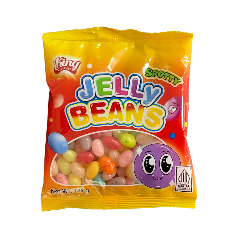 King Candy Jelly Beans Spotty 125g