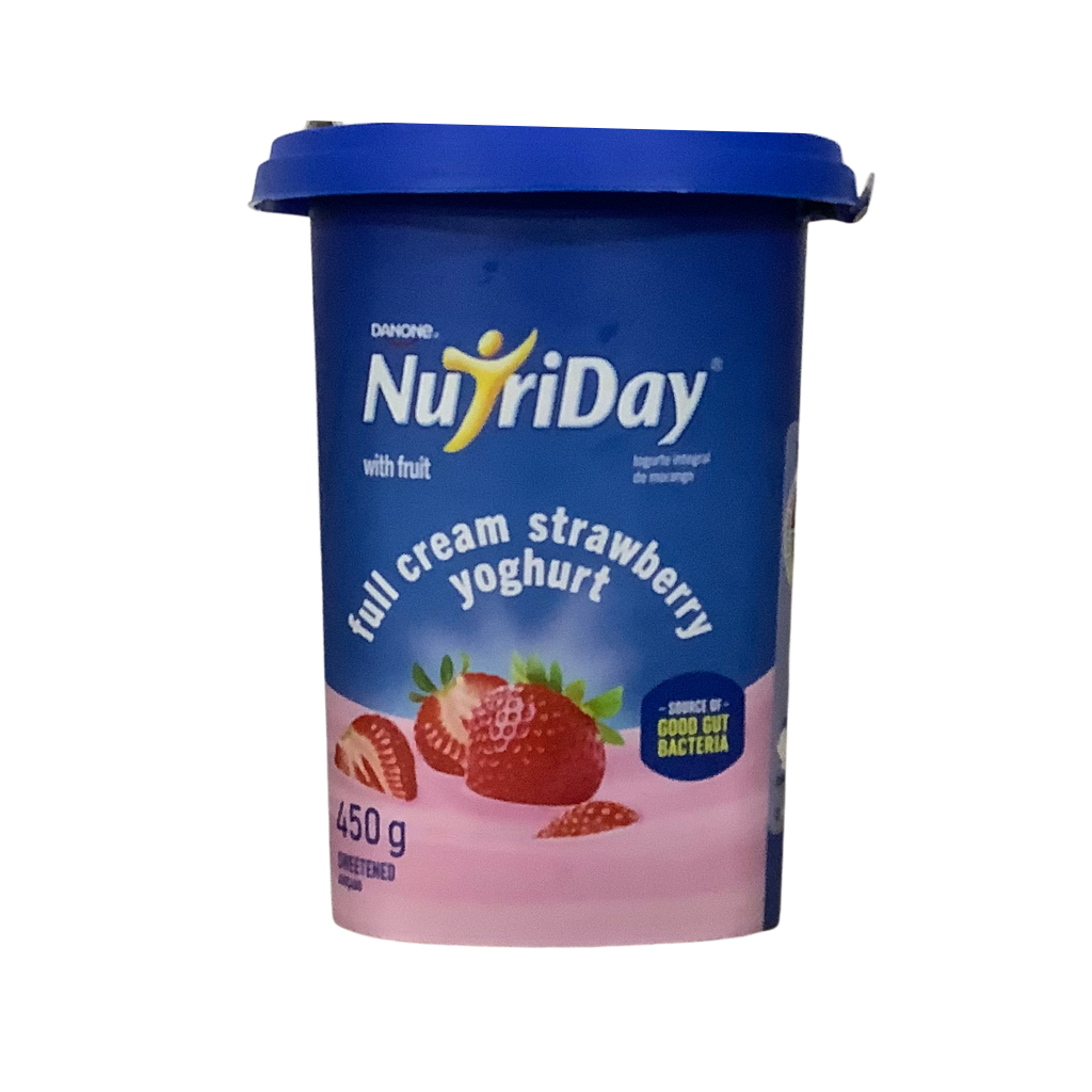 Nutriday Full Cream Strawberry Yoghurt 450g