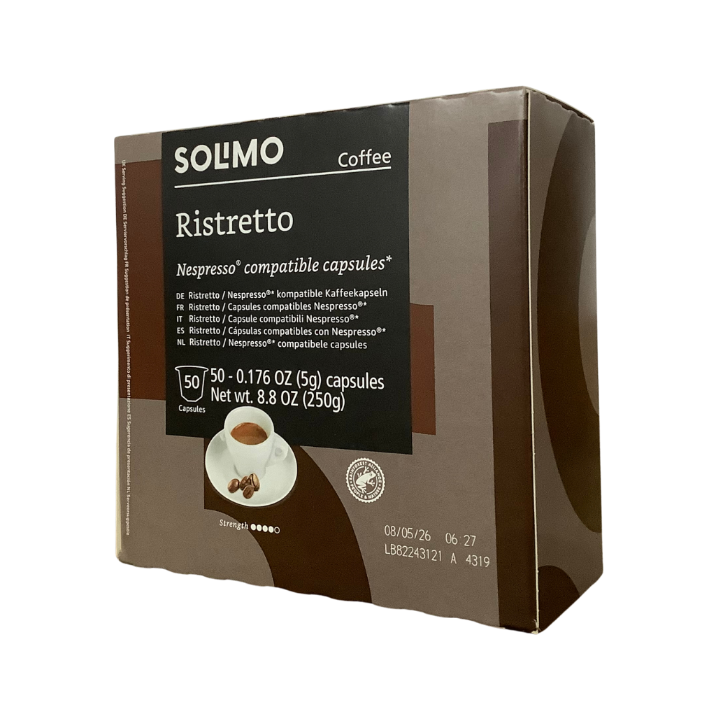 Solimo Coffee Capsules Ristretto 50 x 5g