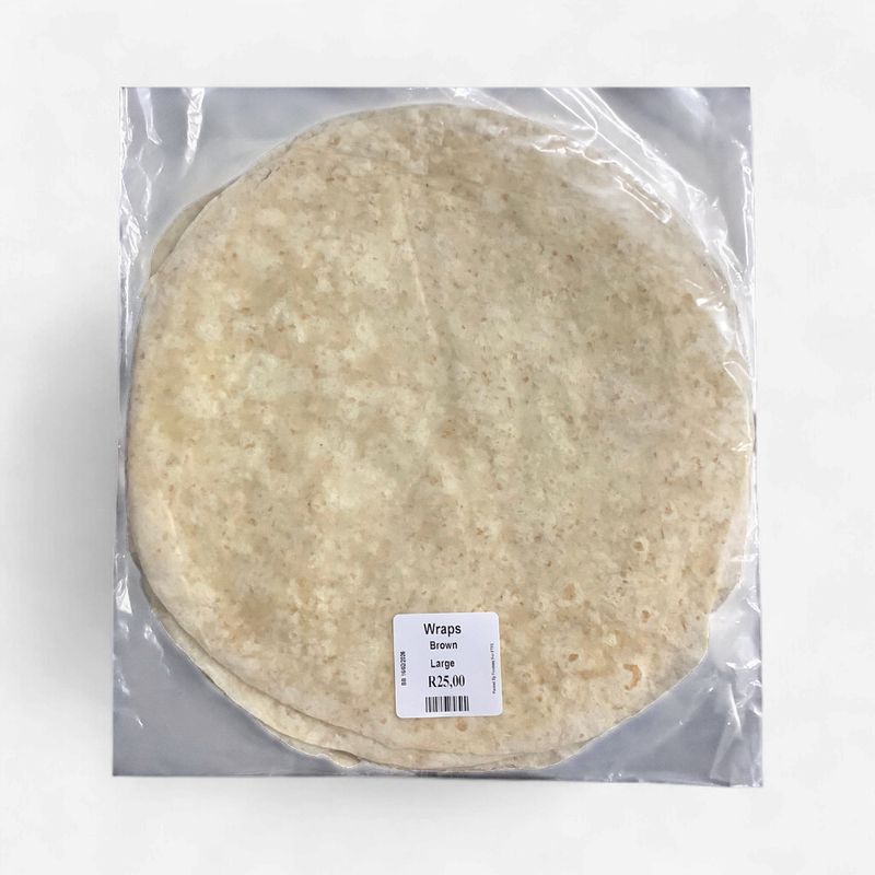 Wraps Large 6 Pack Brown