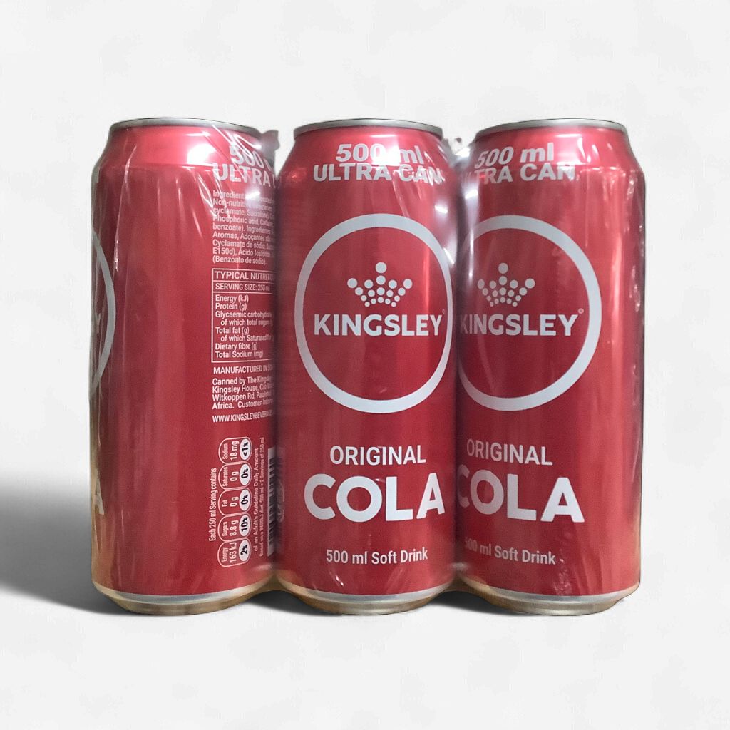 Kingsley Cola Can 6 x 500ml
