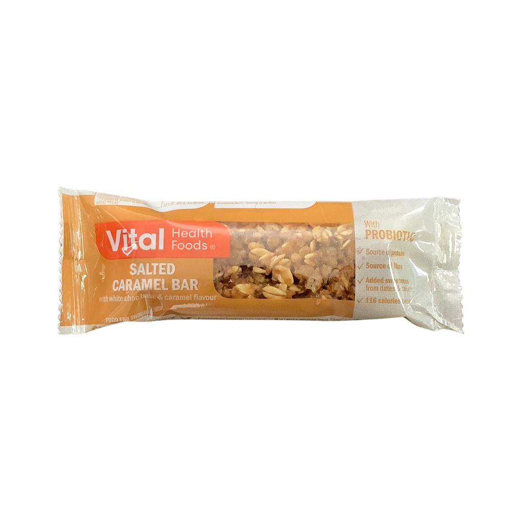Vital Salted Caramel White Chocolate Bar 35g