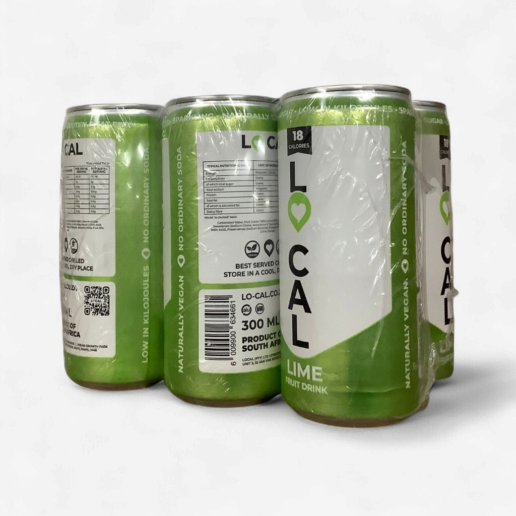 Lo-Cal Lime Fruit Soda 6 x 300ml