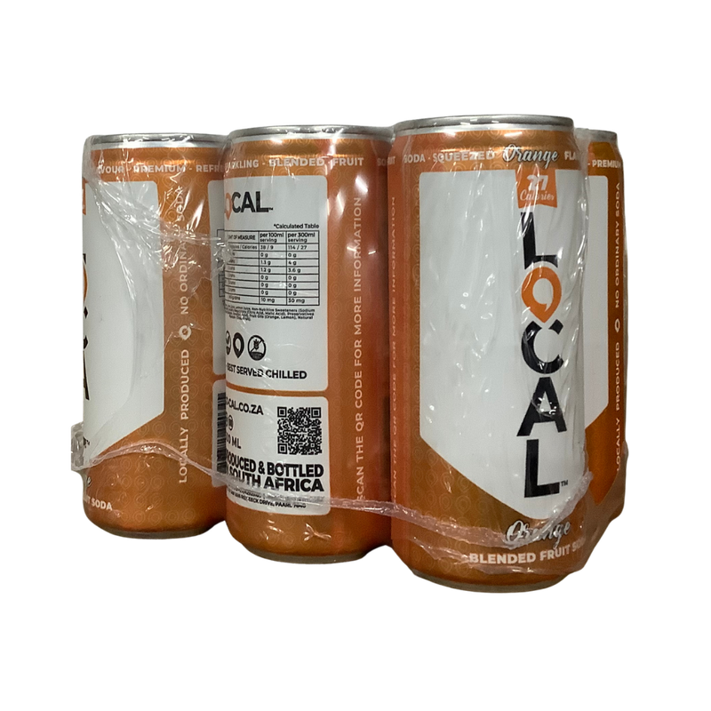 Lo-Cal Orange Blended Fruit Soda 6 x 300ml