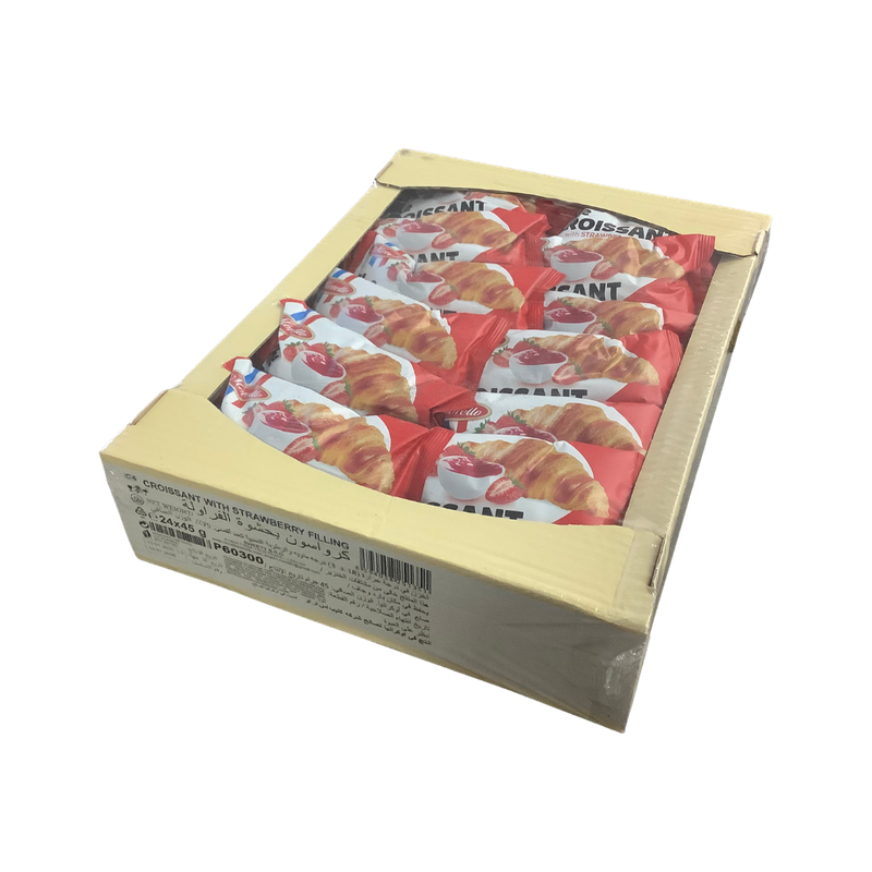 The Croissant With Strawberry Filling 24 x 45g