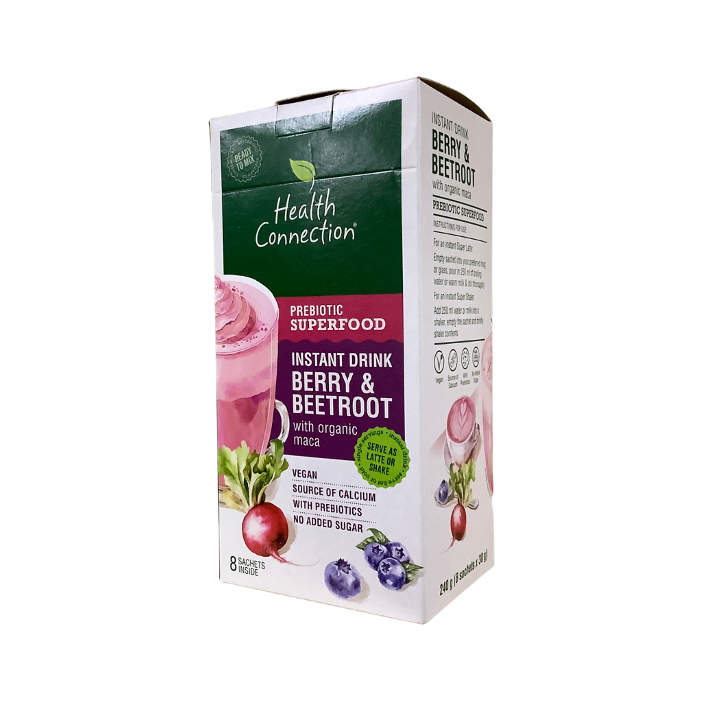 Prebiotic Superfood Instant Drink Bery &amp; Beetroot 8 x 30g