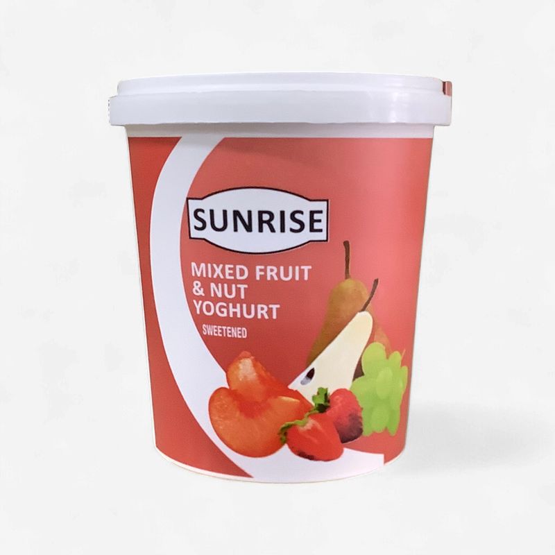Sunrise Mixed Fruit &amp; Nut Yoghurt Sweetened 1kg