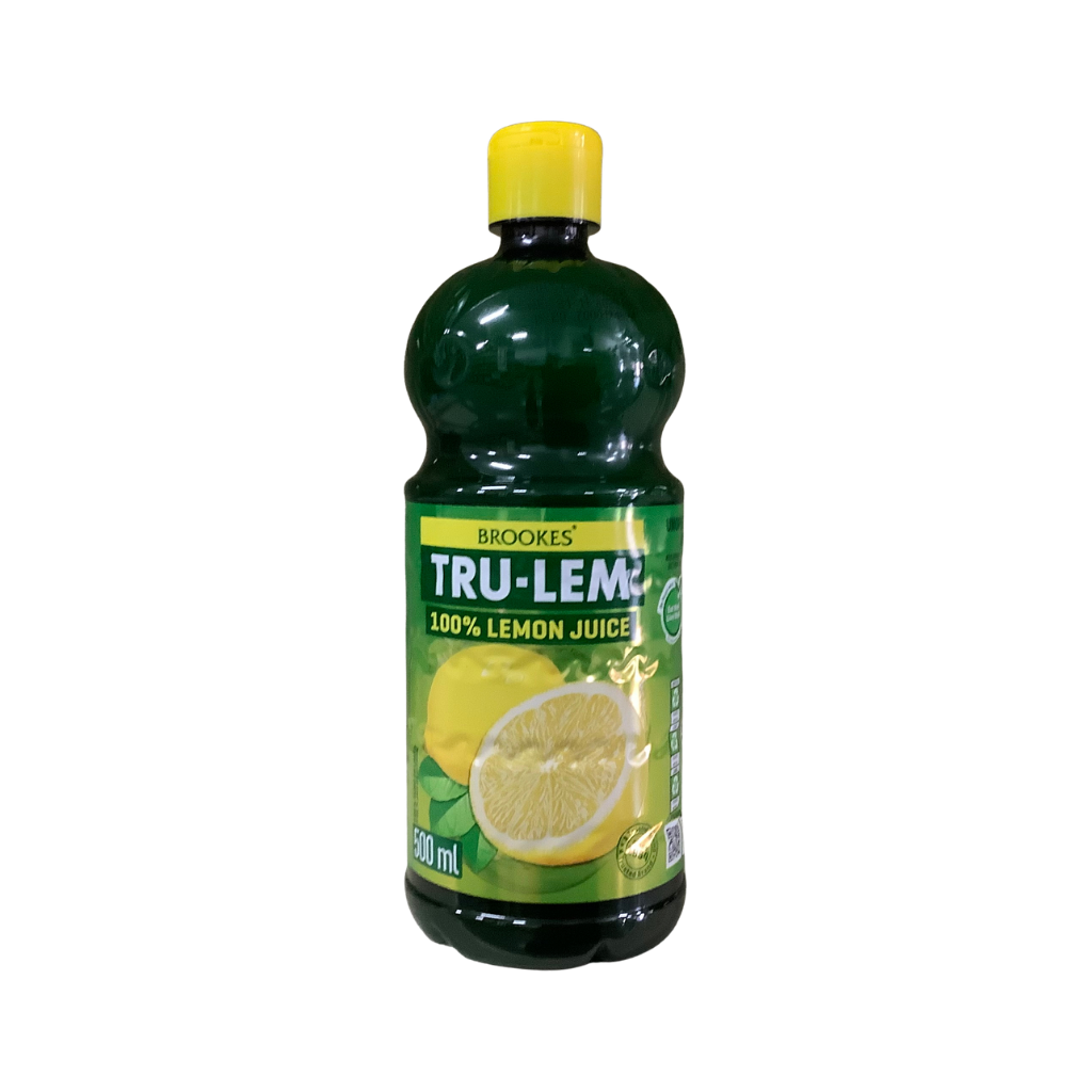 Brookes Tru Lem 100% Lemon Juice 500ml