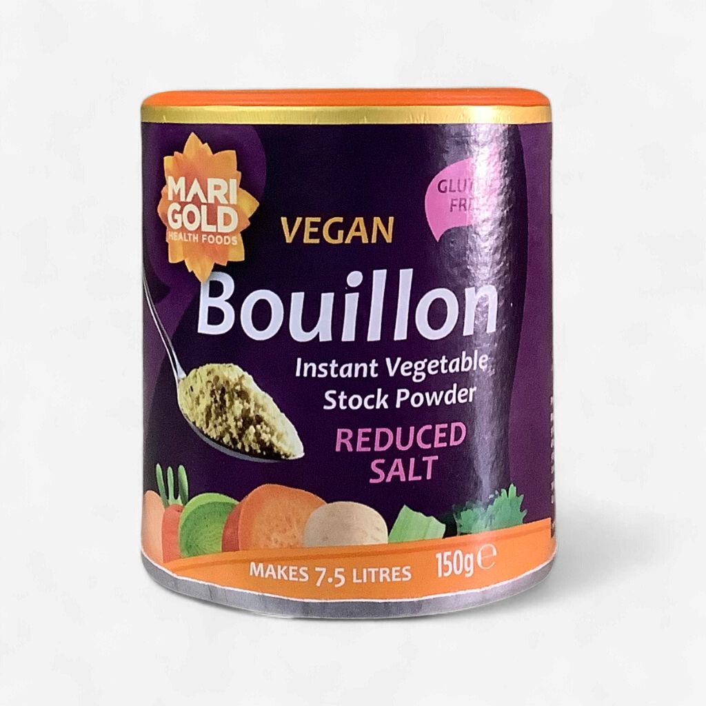 Marigold Bouillon Instant Vegetable Stock Powder Reduced Salt 150g