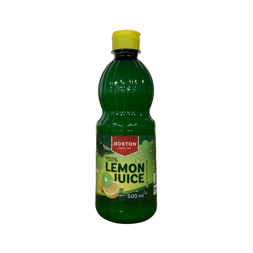 Boston 100% Lemon Juice 500ml