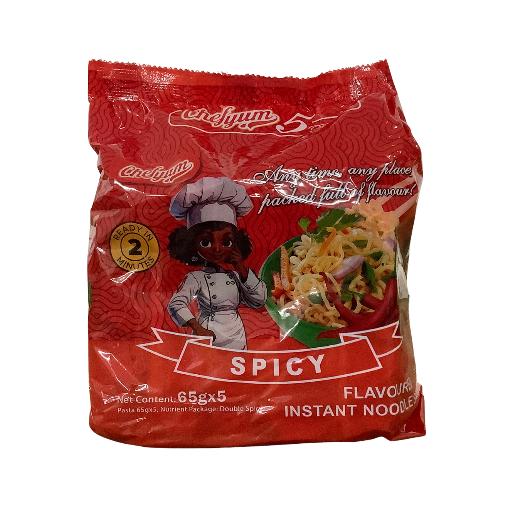 Chef Yum Spicy Flavoured Instant Noodles 5 x 65g