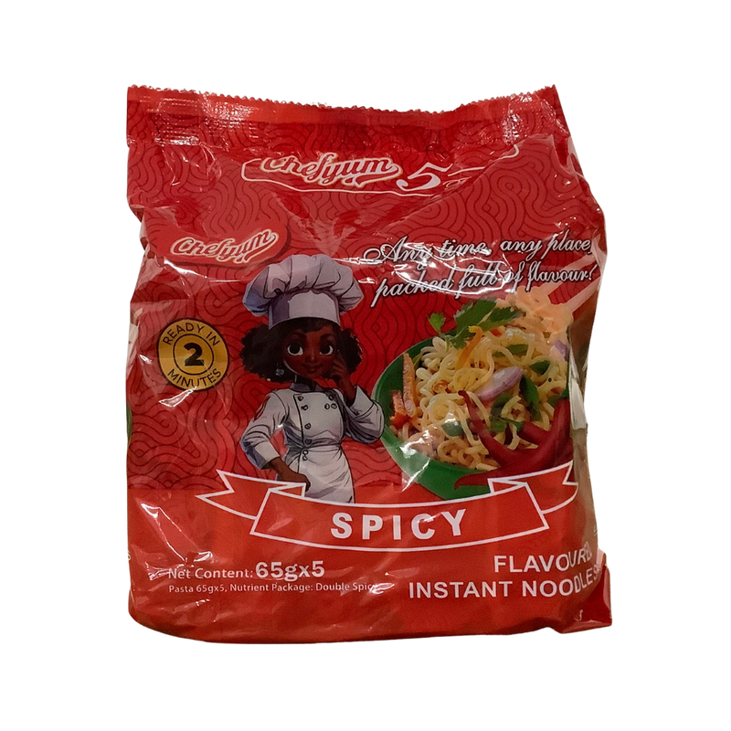 Chef Yum Spicy Flavoured Instant Noodles 5 x 65g