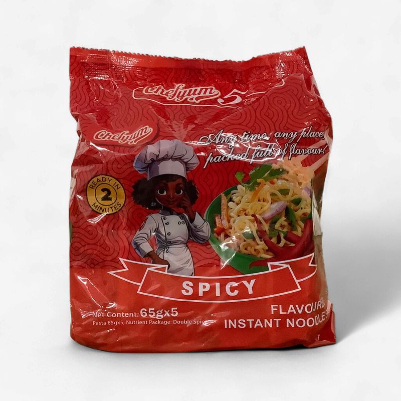 Chef Yum Spicy Flavoured Instant Noodles 5 x 65g