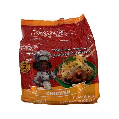 Chef Yum Chicken Flavoured Instant Noodles 5 x 65g