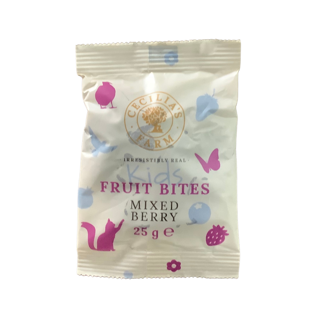 Cecilias Farm Fruit Bites Mixed Berry 25g