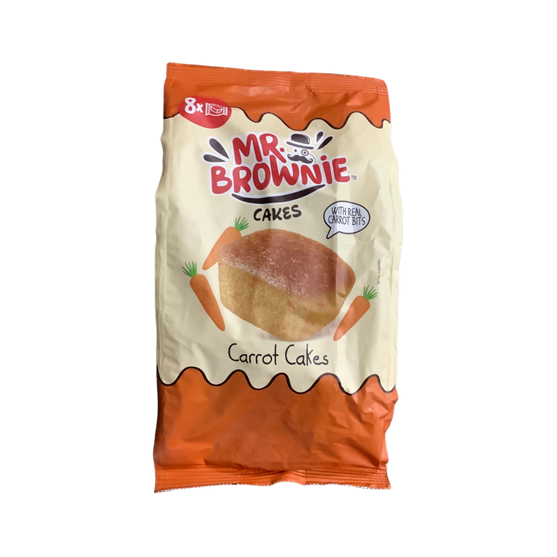 Mr Brownie Carrot Cakes 8 x 25g