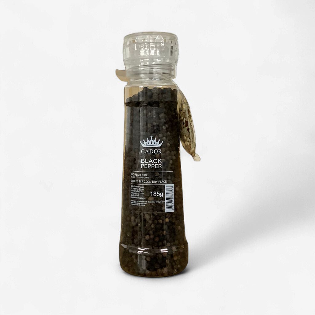 Cador Black Peppercorn Grinder 185g