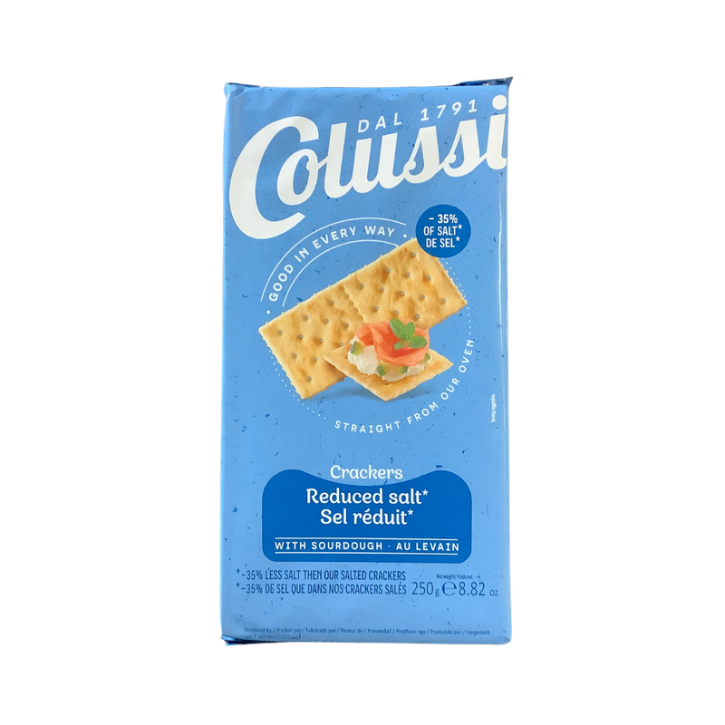 Colussi Reduced Salt Crackers 250g