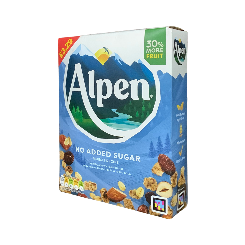 Alpen Muesli No Added Sugar 550g