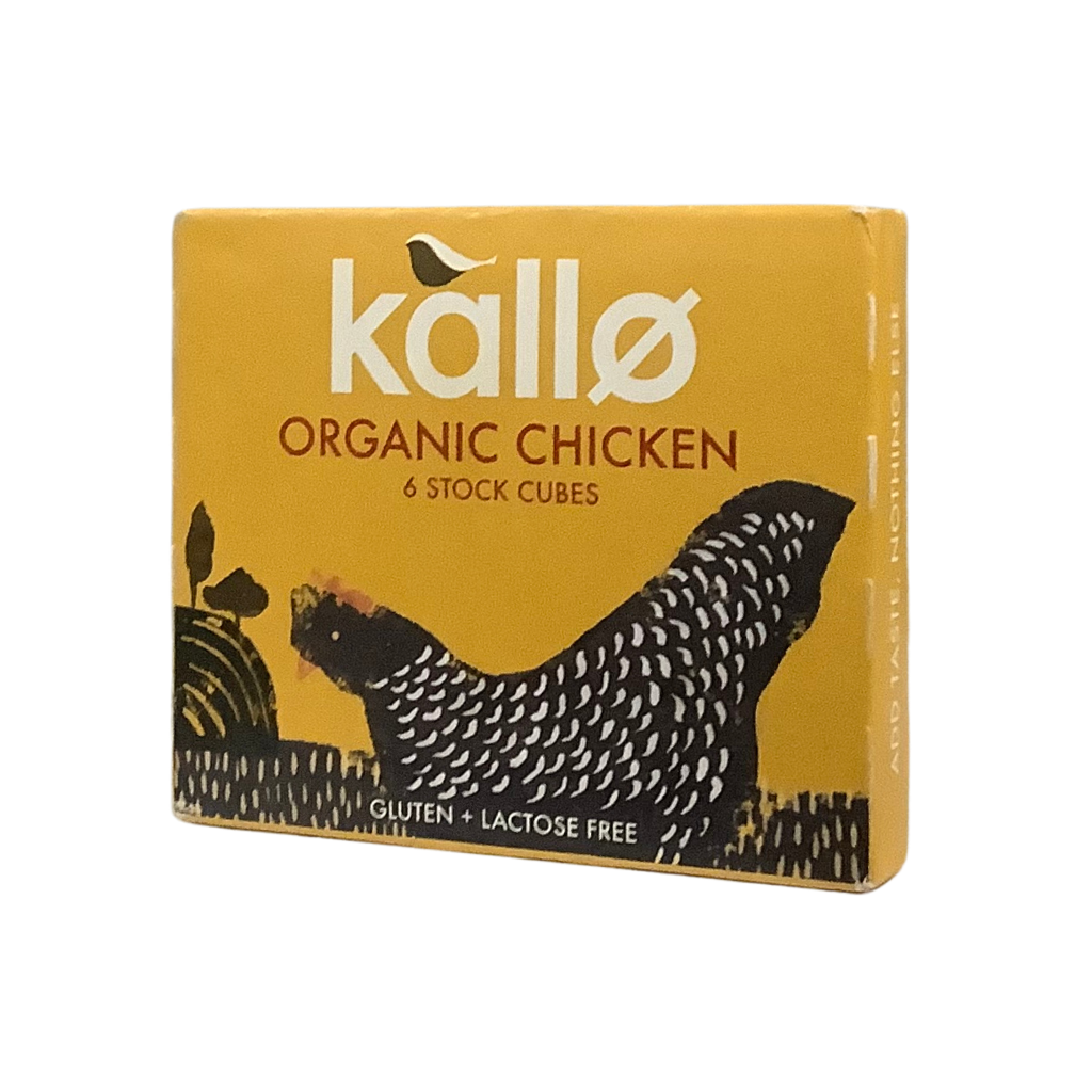 Kallo Organic Free Range Chicken 6 Stock Cubes 66g