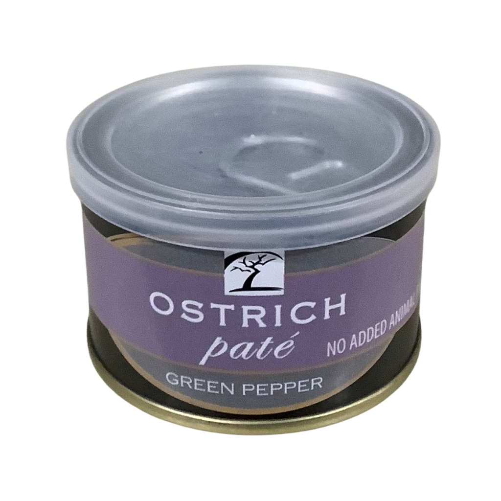 African Savanah  Ostrich Liver Pate Green Pepper 110g