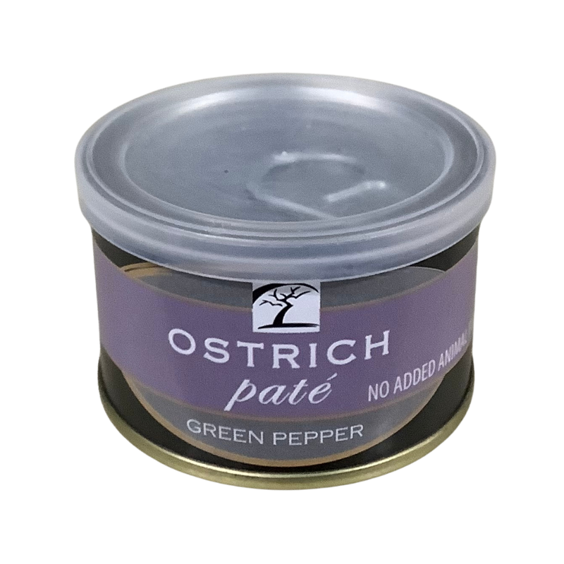 African Savanah  Ostrich Liver Pate Green Pepper 110g