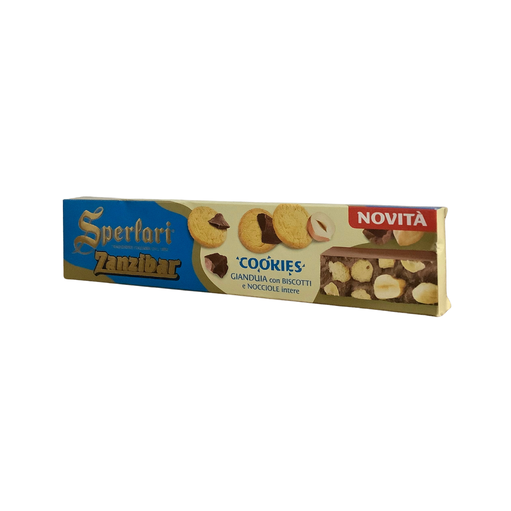 Sperlari Zanzibar Milk Chocolate Cookies &amp; Hazelnuts 200g