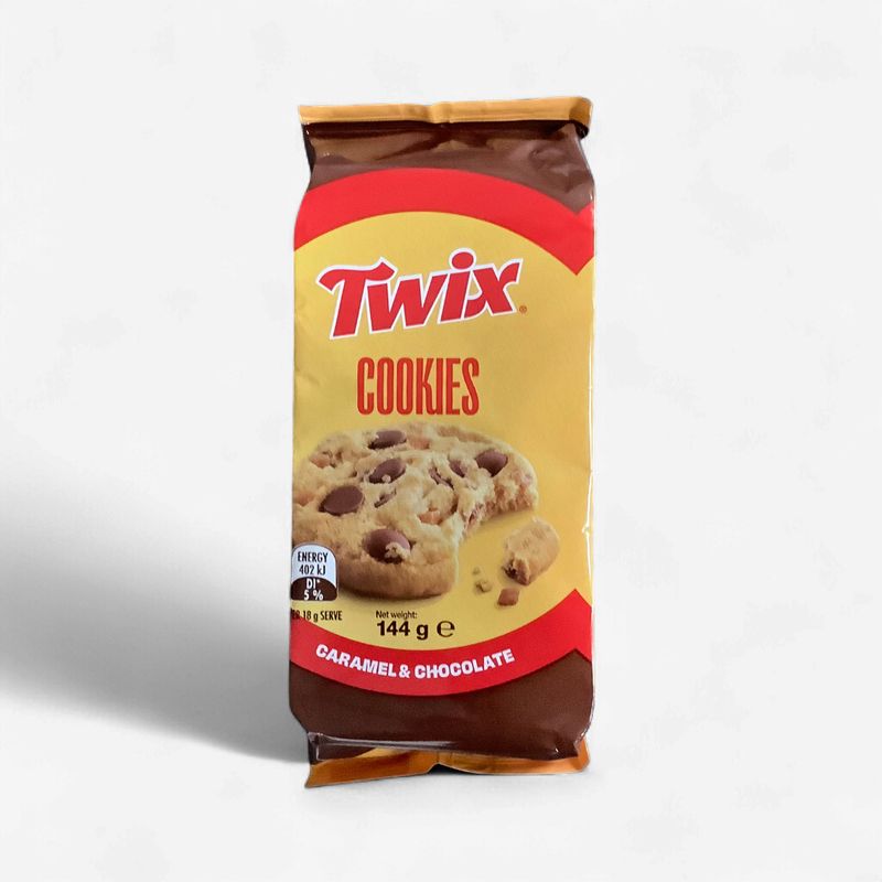 Twix Caramel &amp; Chocolate Cookies 144g