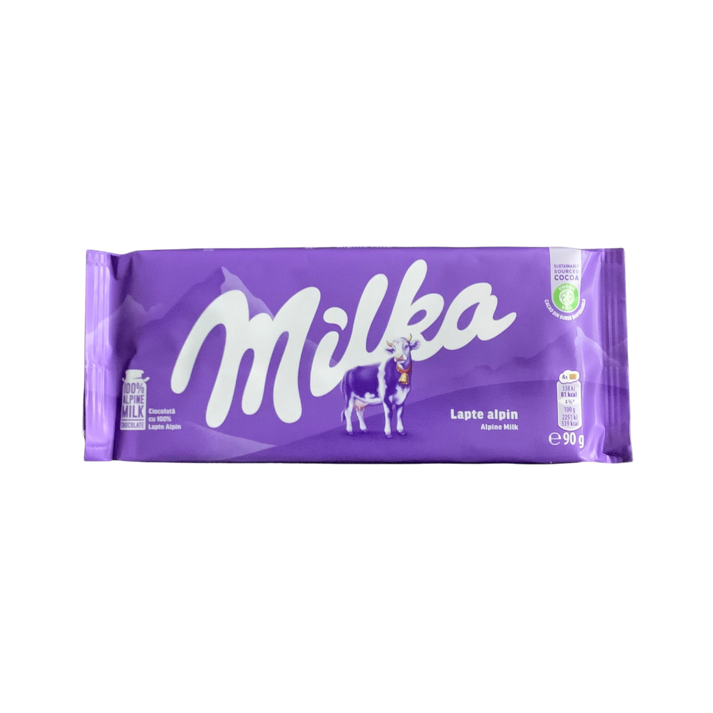 Milka Alpine Milk Chocolate 90g