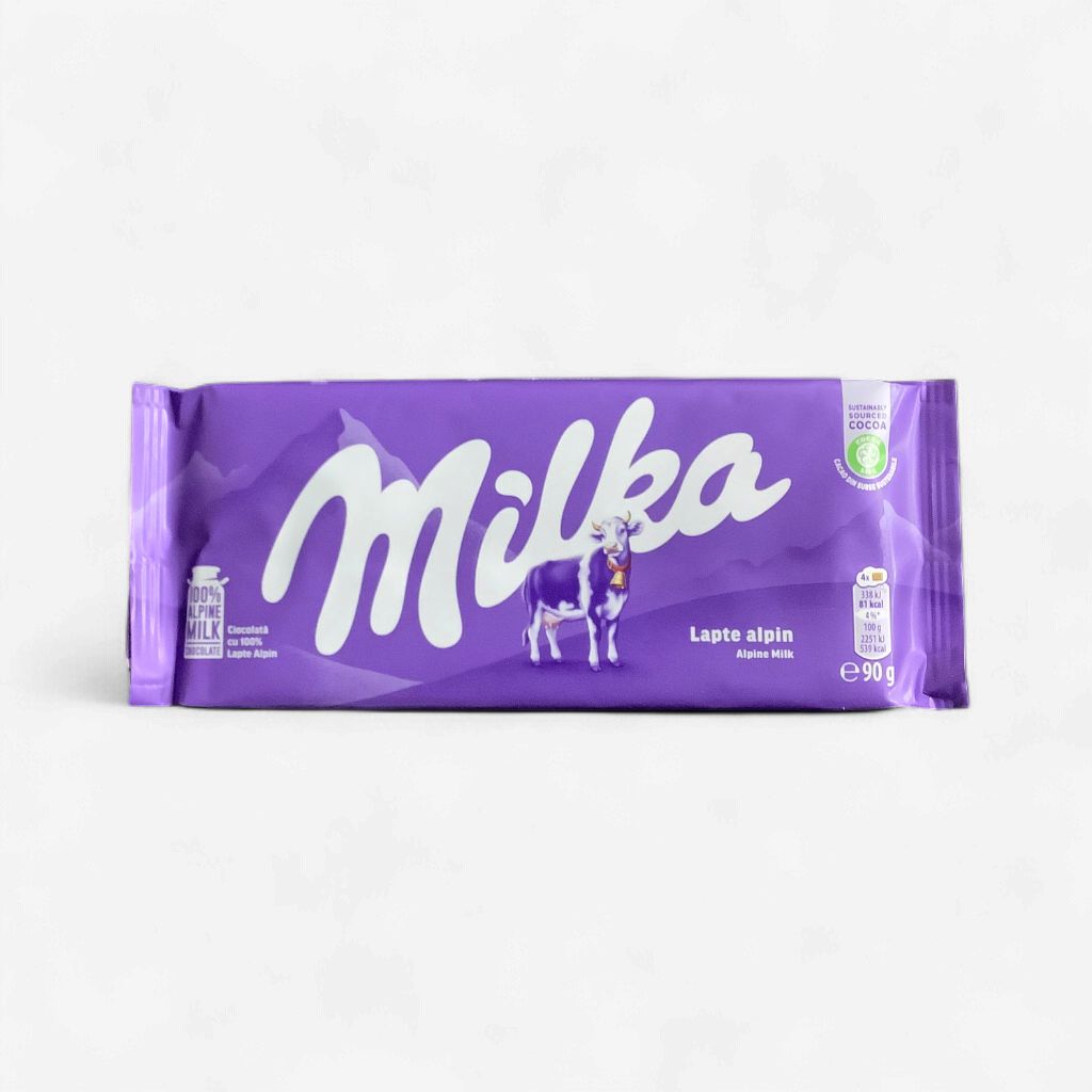 Milka Alpine Milk Chocolate 90g