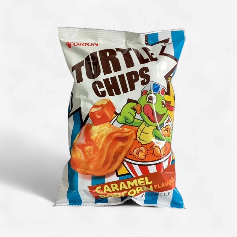Turtle Chips Caramel Popcorn Flavour 80g