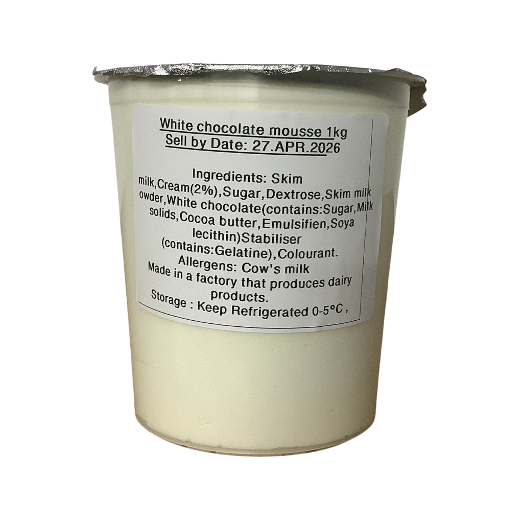 White Chocolate Mousse 1kg Tub