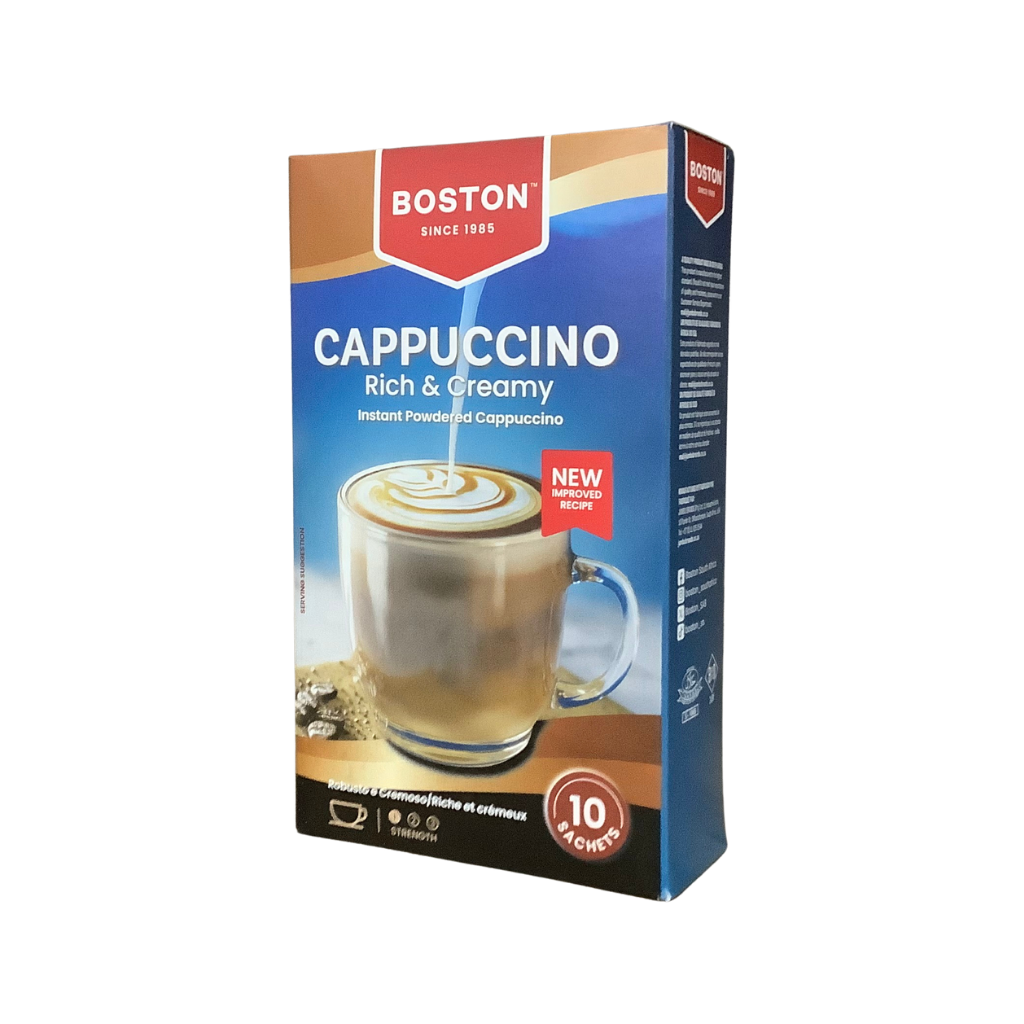 Boston Cappuccino Rich &amp; Creamy 10 Sachets