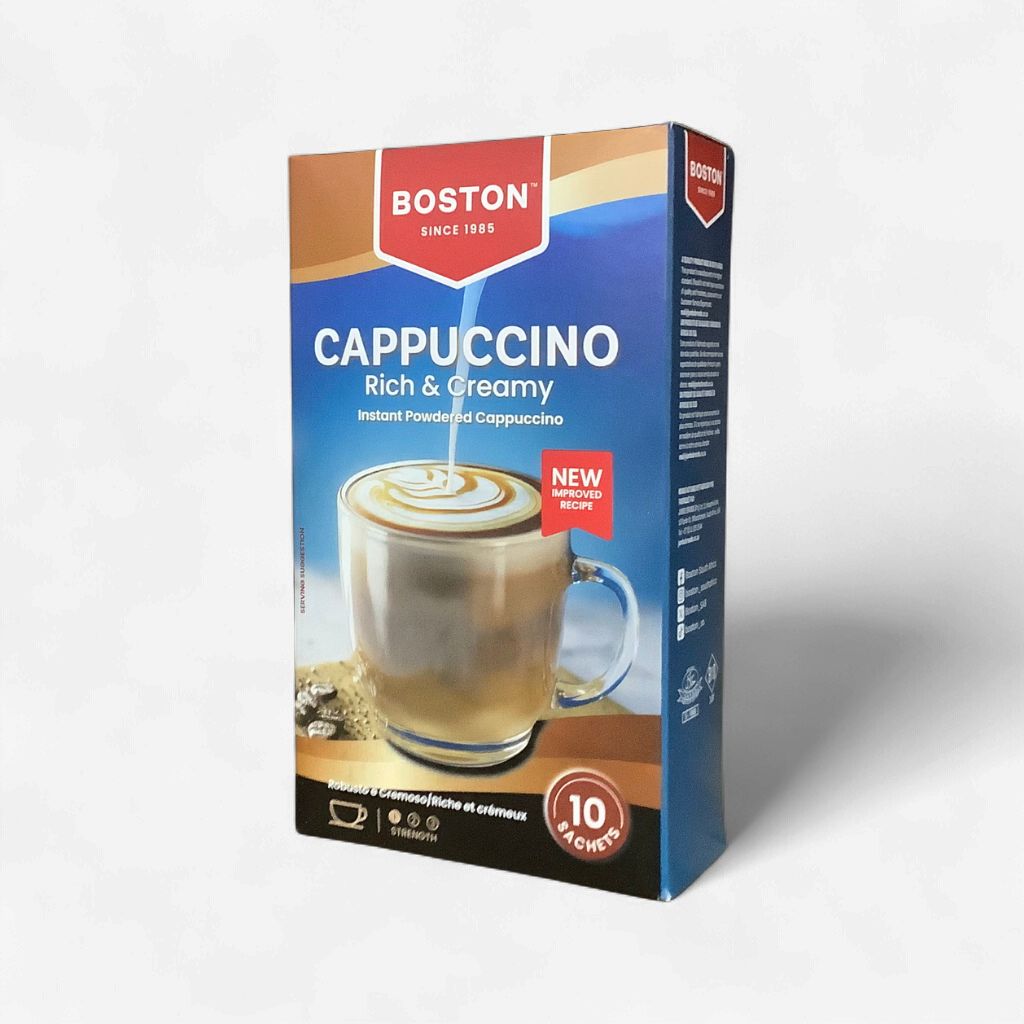 Boston Cappuccino Rich &amp; Creamy 10 Sachets