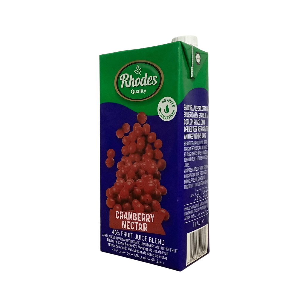 Rhodes Cranberry Nectar 1Lt