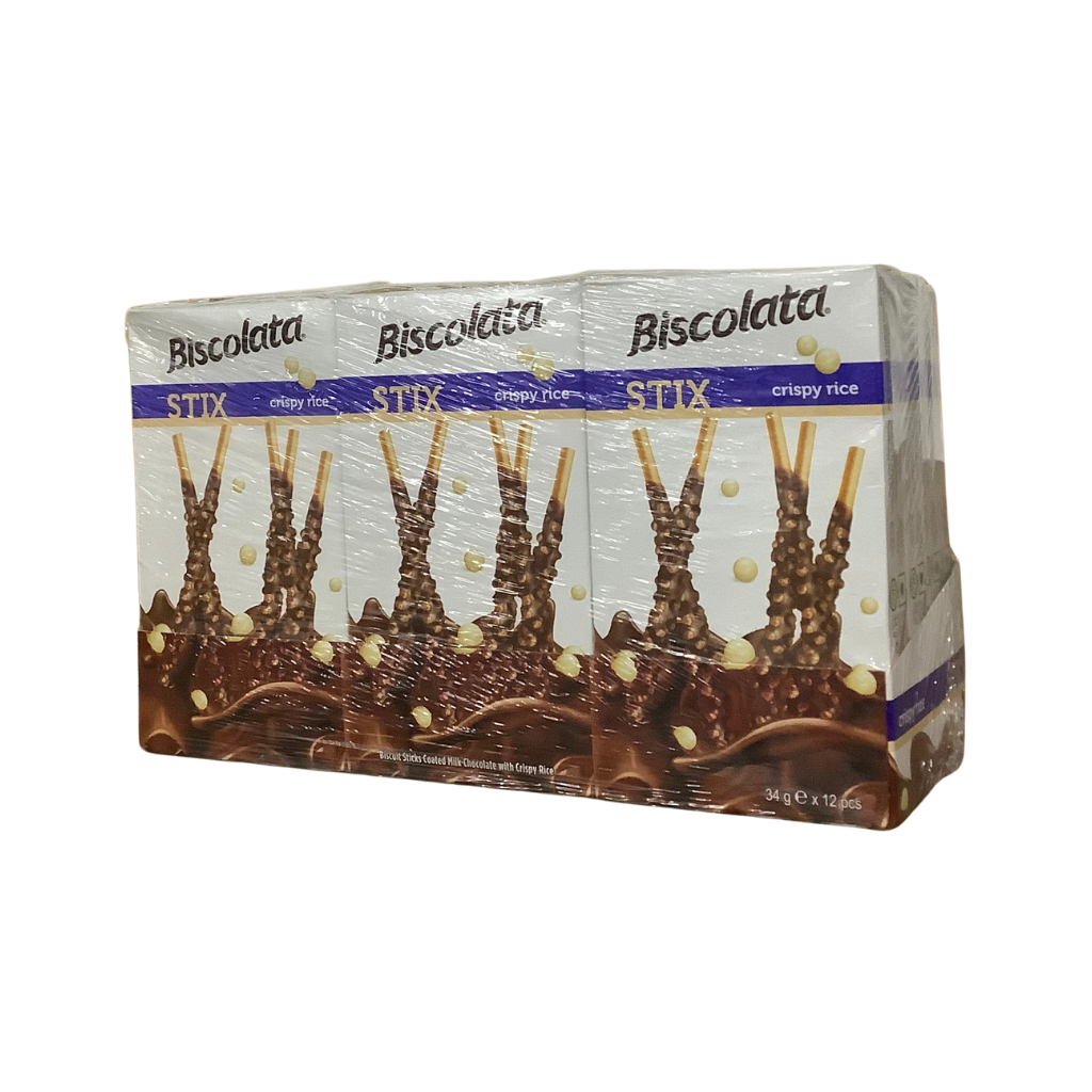 Biscolata Stix Crispy Rice 12 x 34g